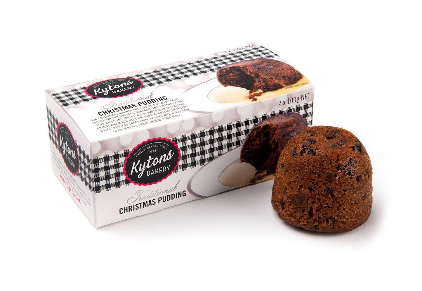 Kytons Traditional Christmas Puddings (Twin Pack) 2 x 100g