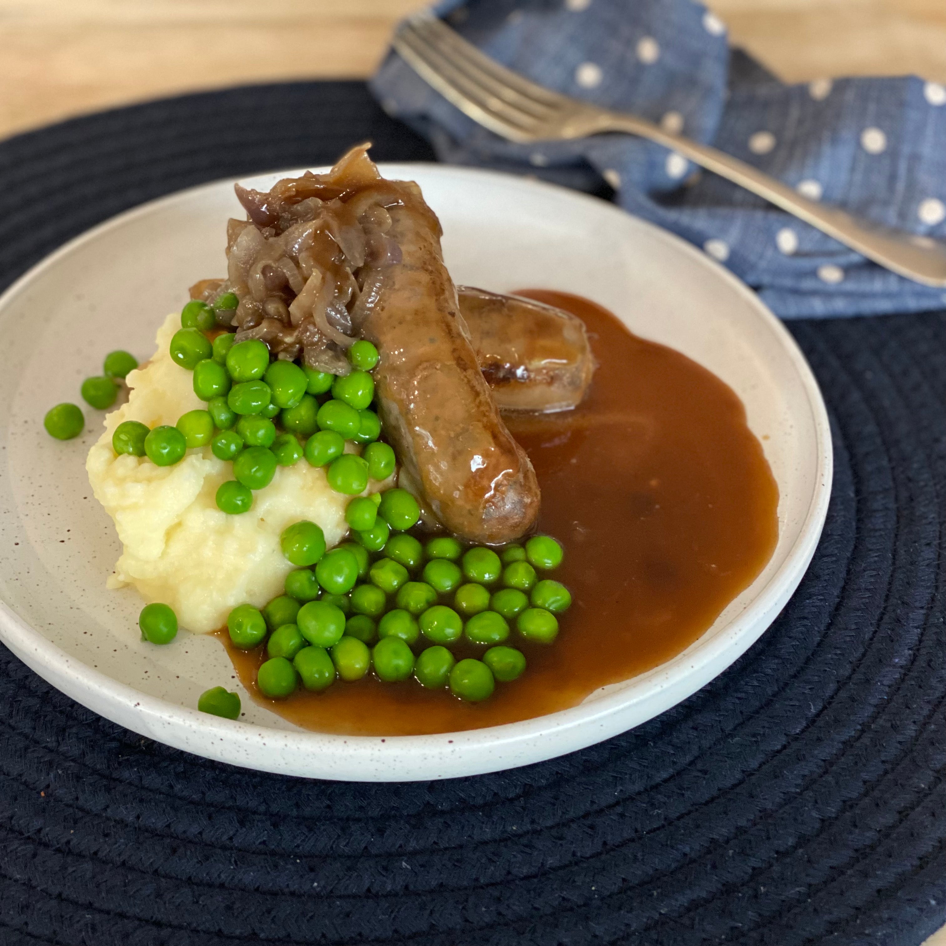 Lamb & Herb Bangers & Mash (Frozen) The Family Cook
