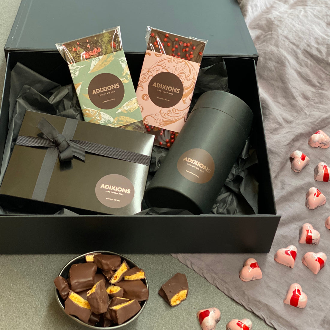 Valentines Day is best shared with Adixions Chocolates!