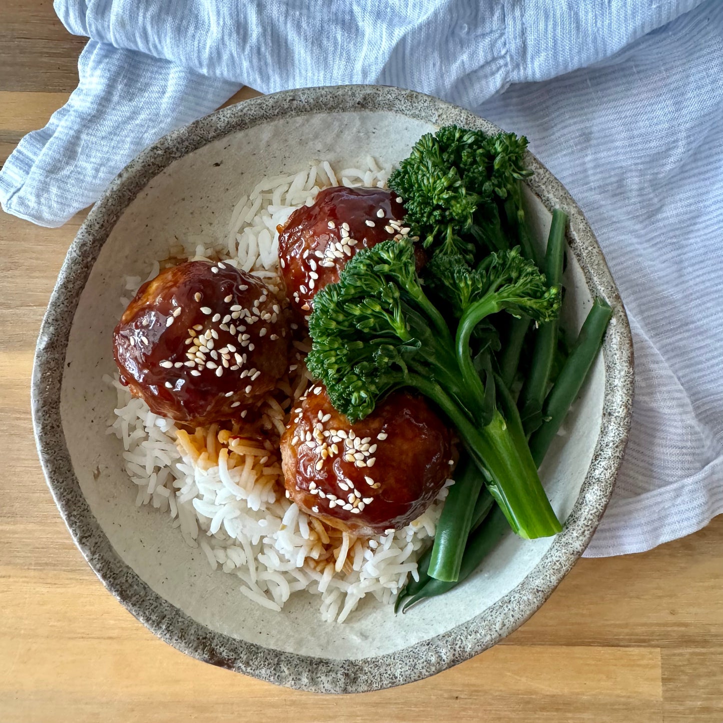 Sticky Glazed Pork Meatballs (Frozen)