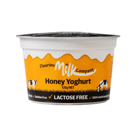 Fleurieu Milk Company Honey Yoghurt (Lactose Free) 125g