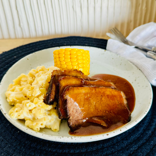 BBQ Brisket w Mac & Cheese (Frozen)