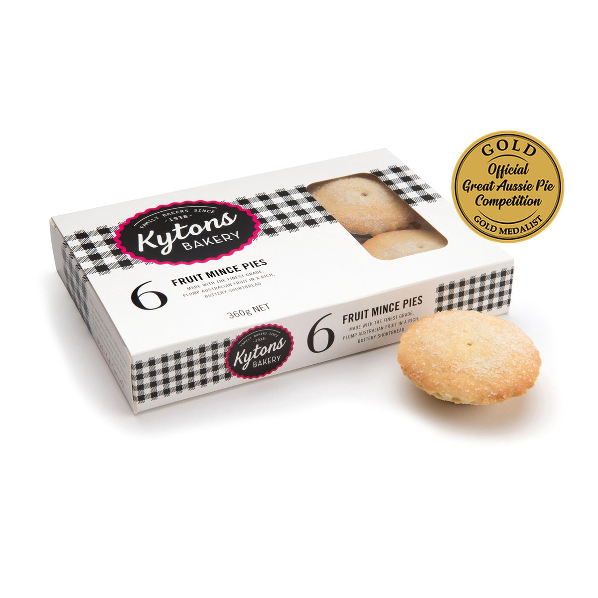 Kytons Fruit Mince Pies 6 Pack | PRE-ORDER for Mid October