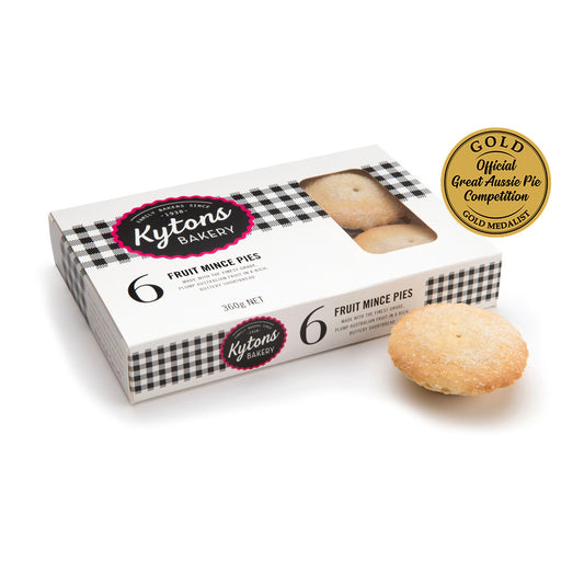 Kytons Fruit Mince Pies 6 Pack | PRE-ORDER for Mid October