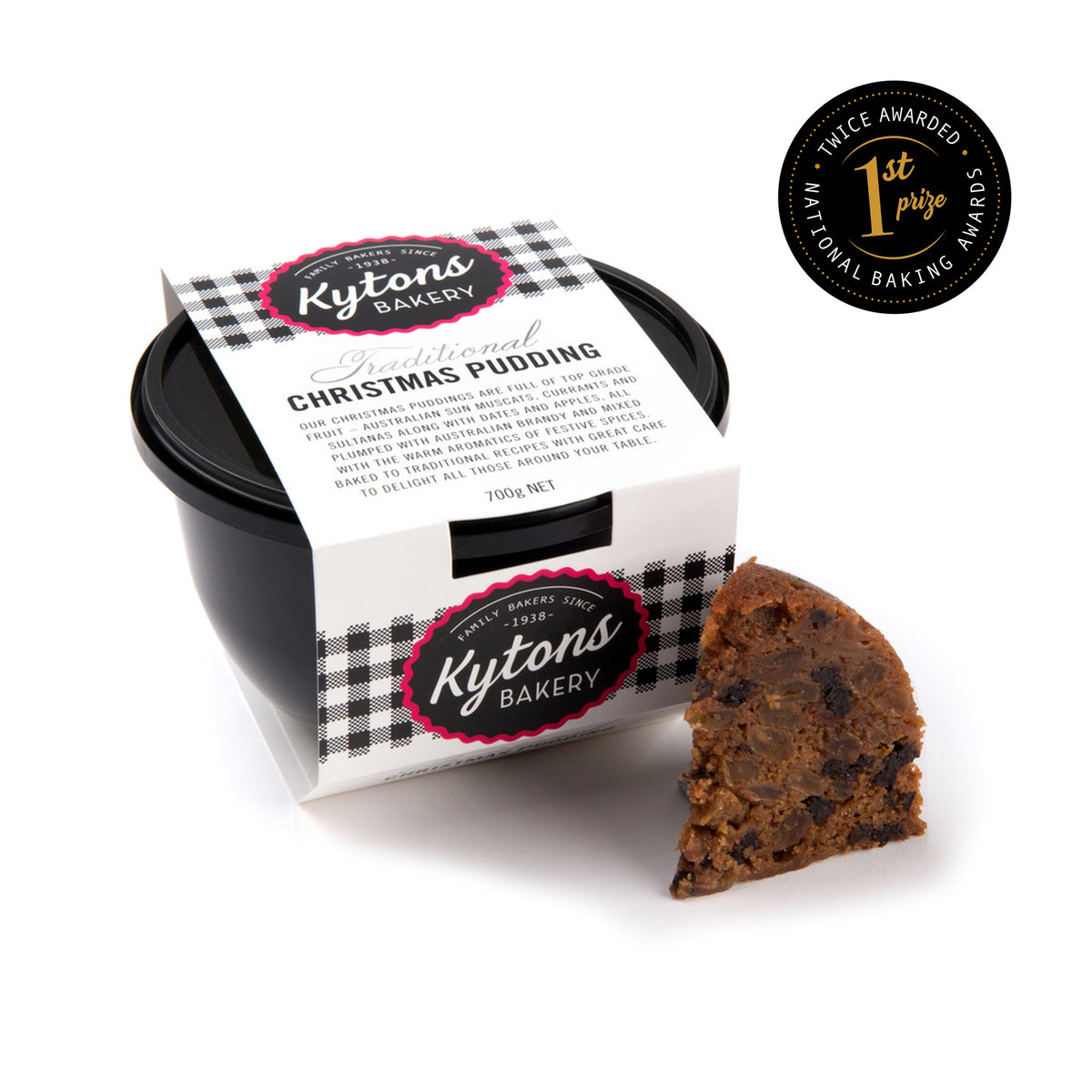Kytons Traditional Christmas Pudding 700g | PRE-ORDER for Mid October