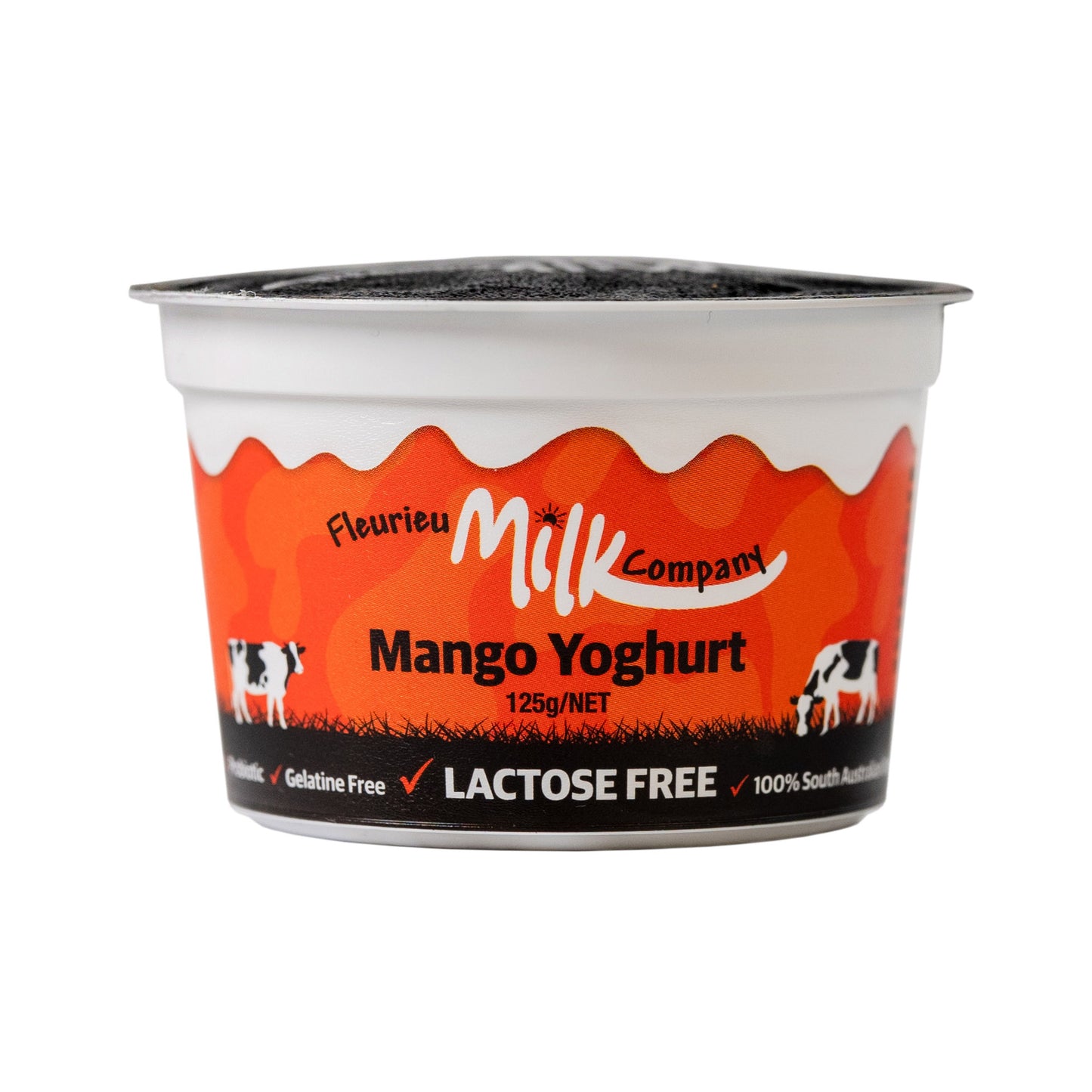 Fleurieu Milk Company Mango Yoghurt (Lactose Free) 125g