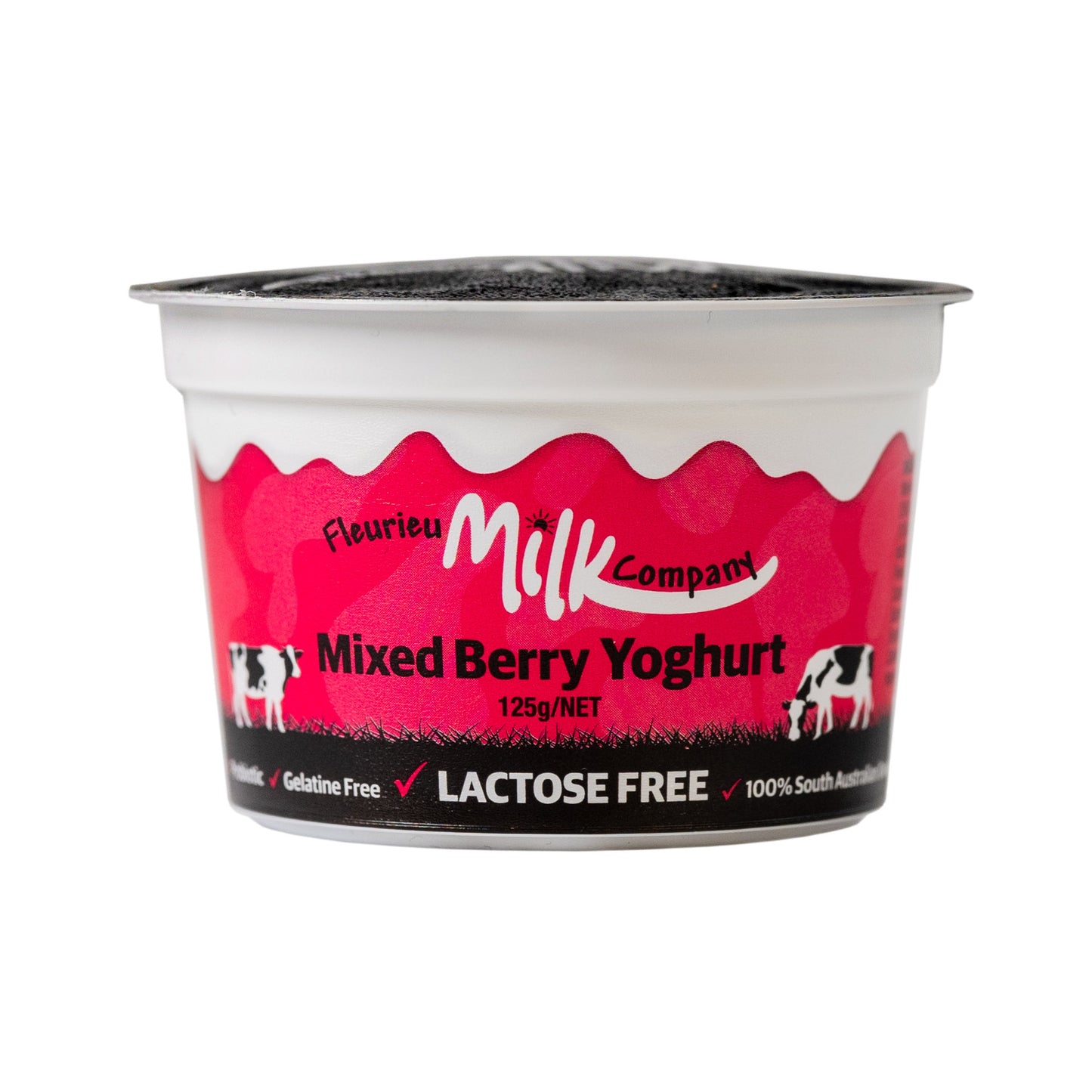Fleurieu Milk Company Mixed Berry Yoghurt (Lactose Free) 125g