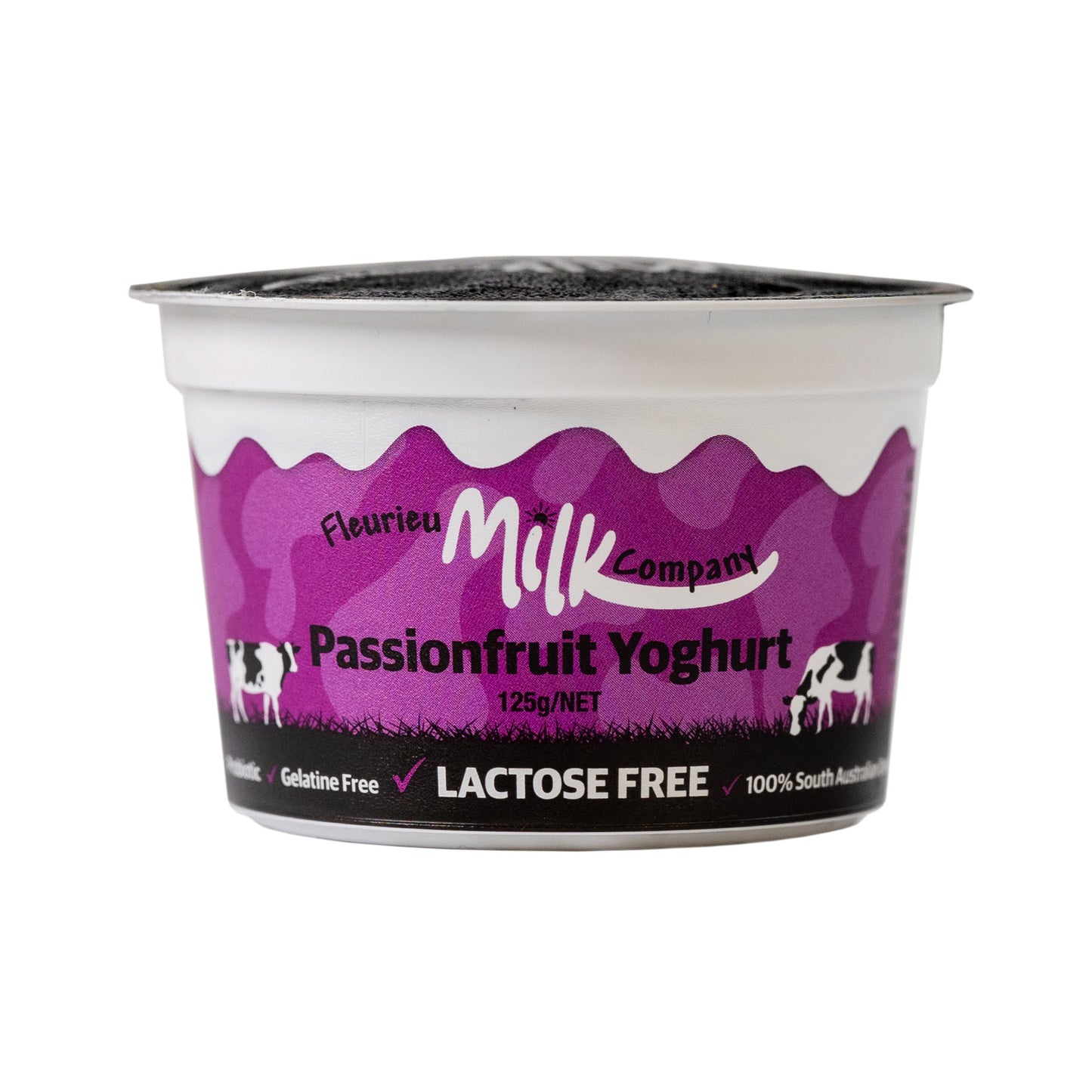 Fleurieu Milk Company Passionfruit Yoghurt (Lactose Free) 125g
